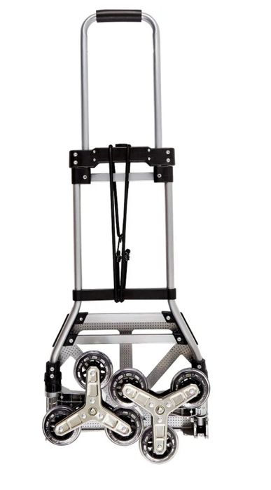 Cărucior de marfă, pliabil, cu roți triple - nou