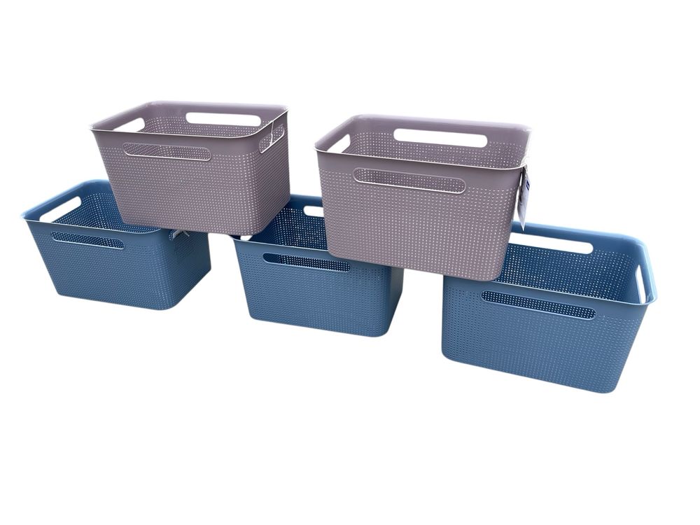 Set 5 cutii depozitare  Rotho Brisen 16 l fabricate Elvetia