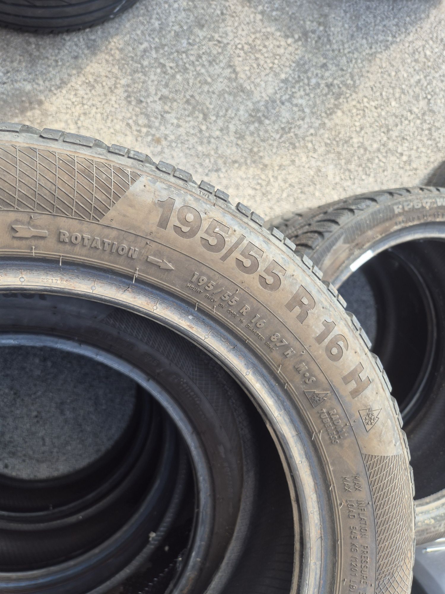 4бр. 185/55/16 Continental ContiWinter Contact TS850 зимни гуми летни