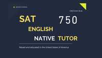 SAT English tutor (750)
