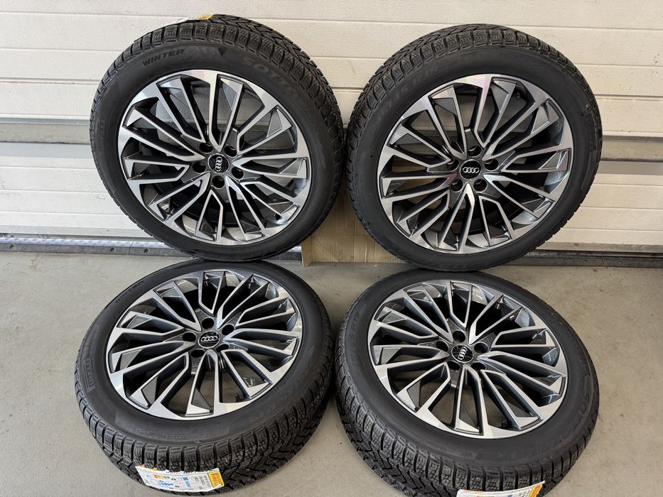 Jante Originale Audi S Line R19 A6 A7 A8 echipate iarna noi Pirelli