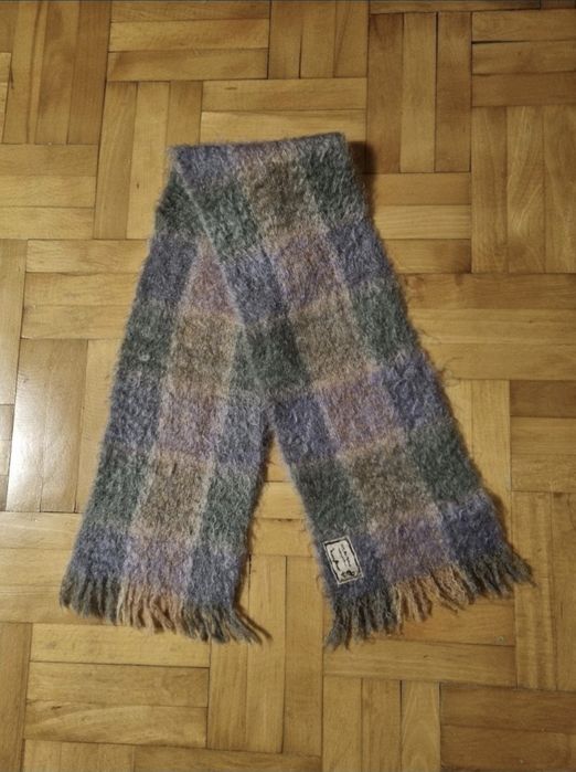 Eșarfă 100% Mohair Andrew Stewart, Plaid Multi-color