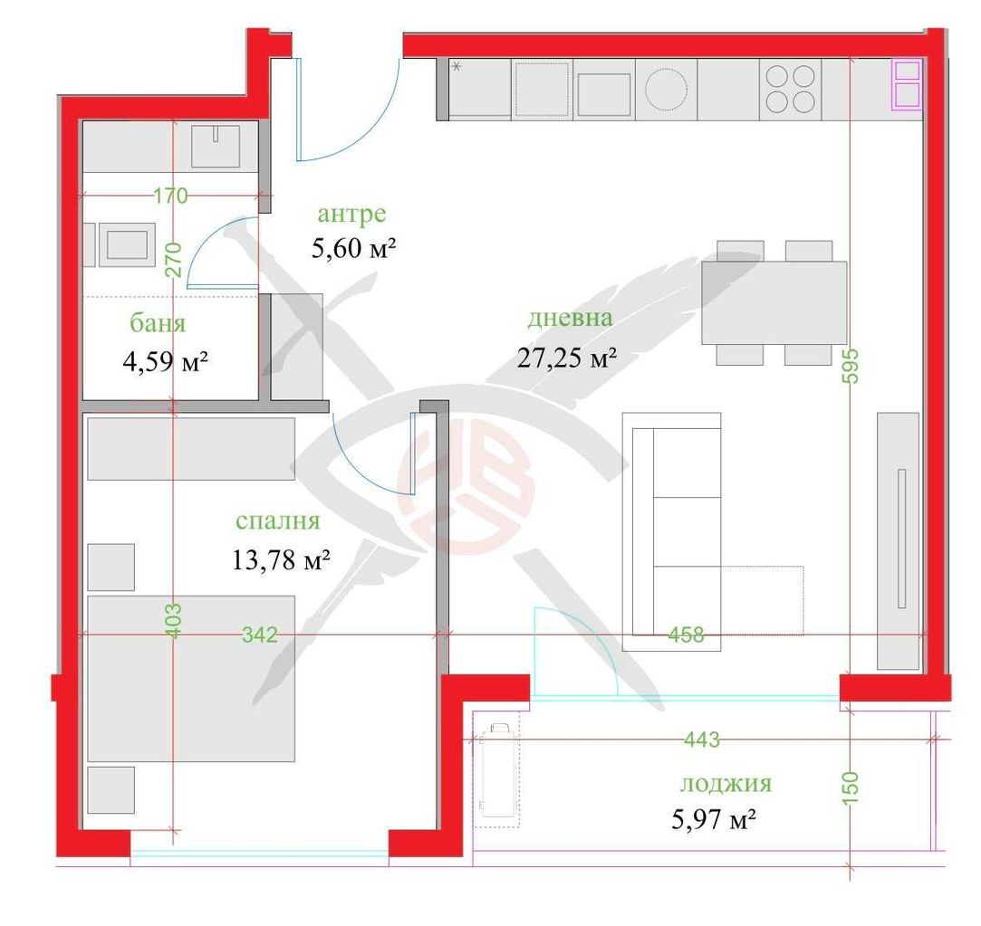 Продава се Двустаен апартамент в Варна, Трошево - 80 кв.м за 2150 €/кв.м - Снимка #1