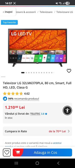 LG Smart TV 81 cm
