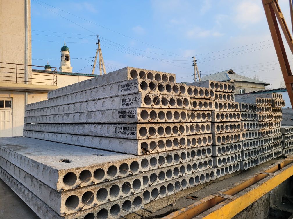 Temir beton plita, plita perekritiya, плита перекрытия. Бетон плита