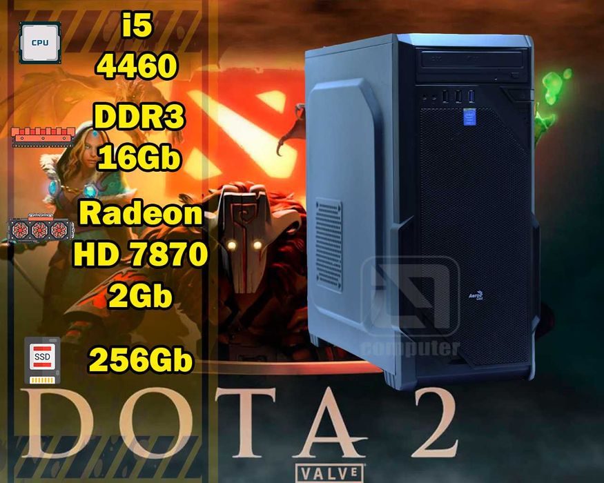 i5 4460/ 16Gb AeroCool Компьютер Игровой компьютер для современных игр