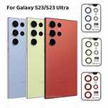 Samsung S23/S24/S25 PLUS ULTRA Folie Sticla Camera Inele Metalica