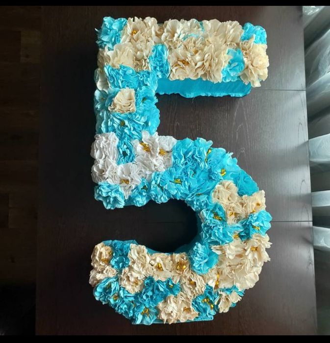 Цифра пять 5 на праздник