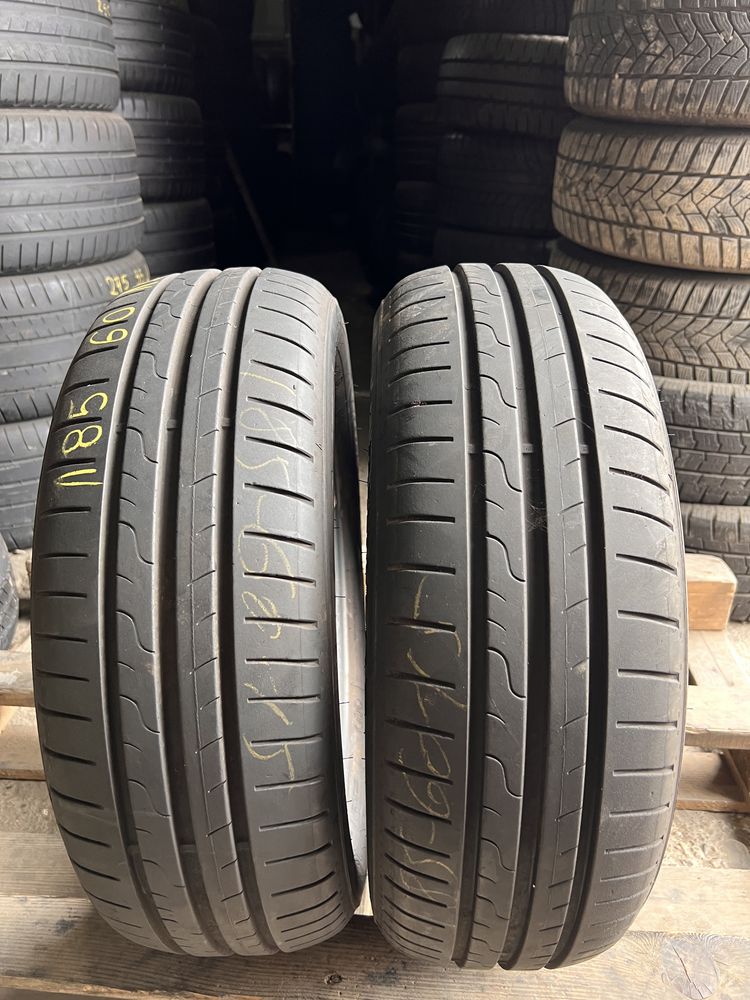 2 anvelope vara 185/60/15 , Dunlop , 6 mm