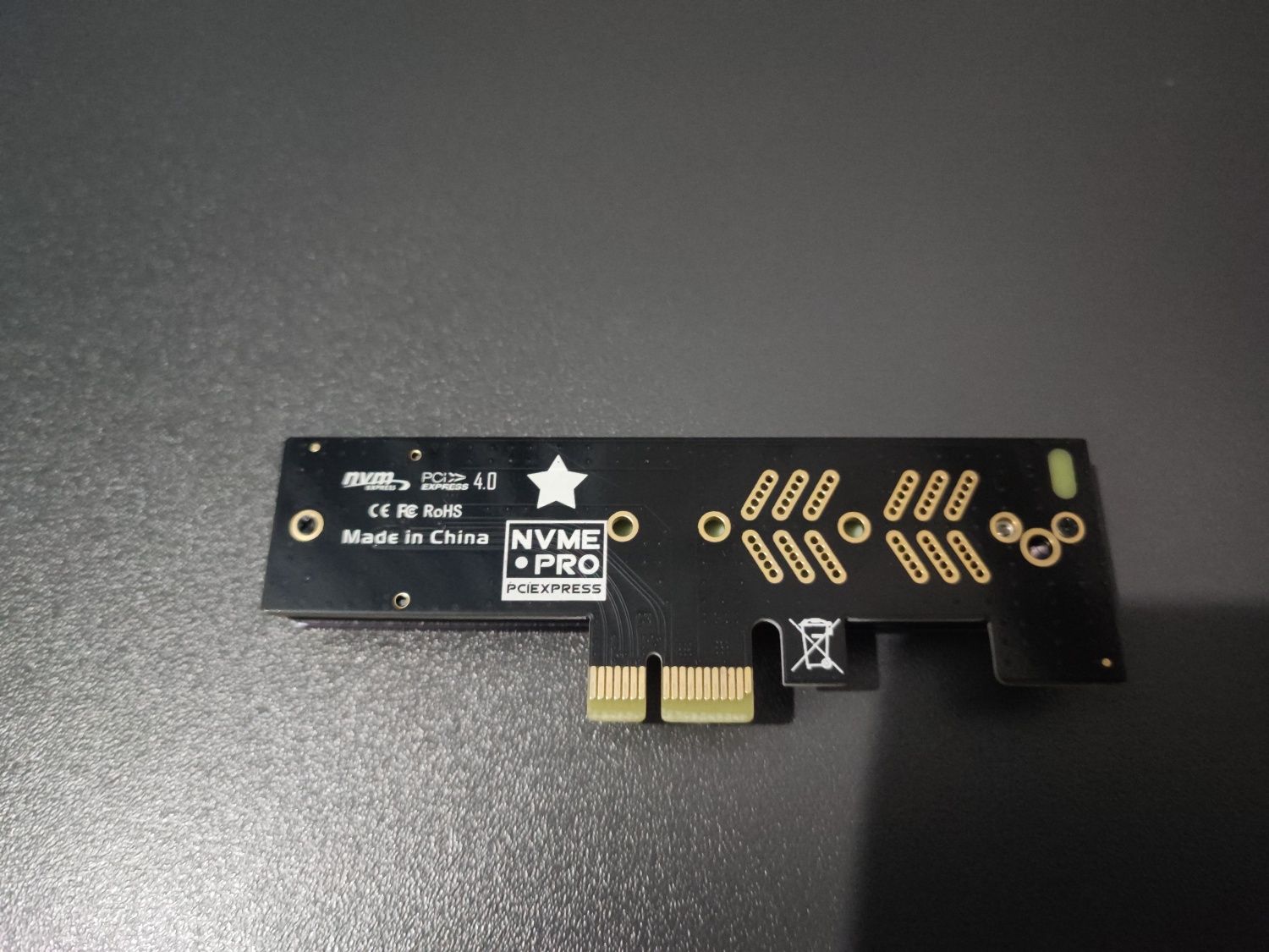 PCI-e переходник для ssd m2