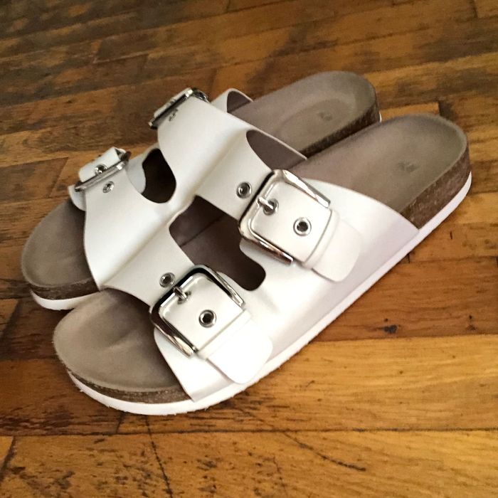 Дамски чехли с две каишки h&m