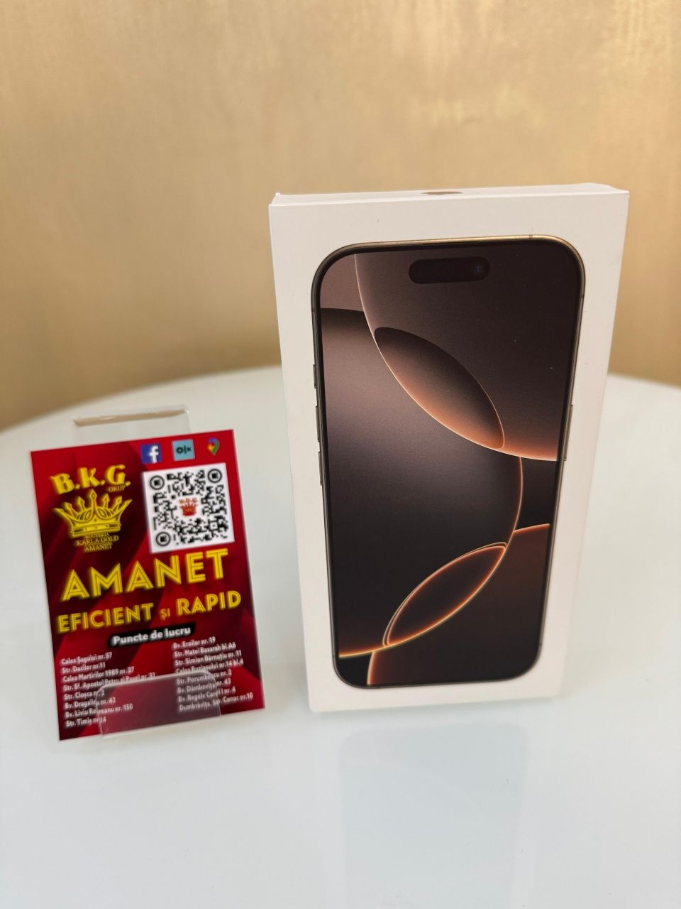 Iphone 16 Pro 128gb sigilat Amanet BKG