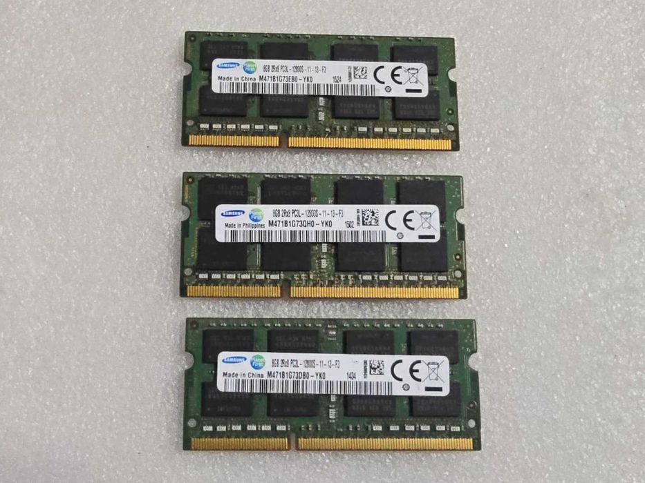 Memorie RAM laptop Samsung 8GB 2Rx8 PC3L-12800S-11-13-F3 - poze reale