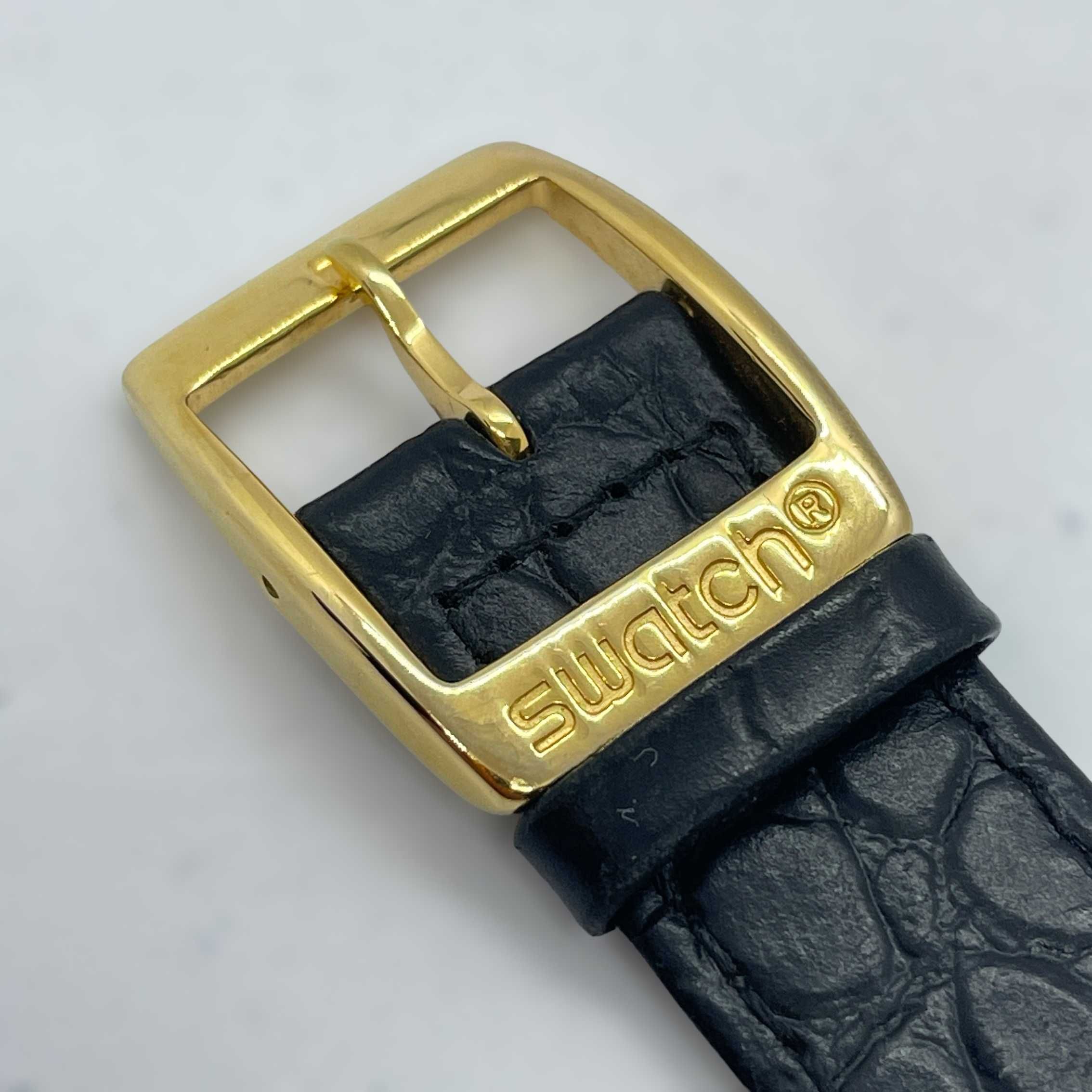 Много рядък позлатен Swatch IRONY в оригинална кутия - мъжки часовник