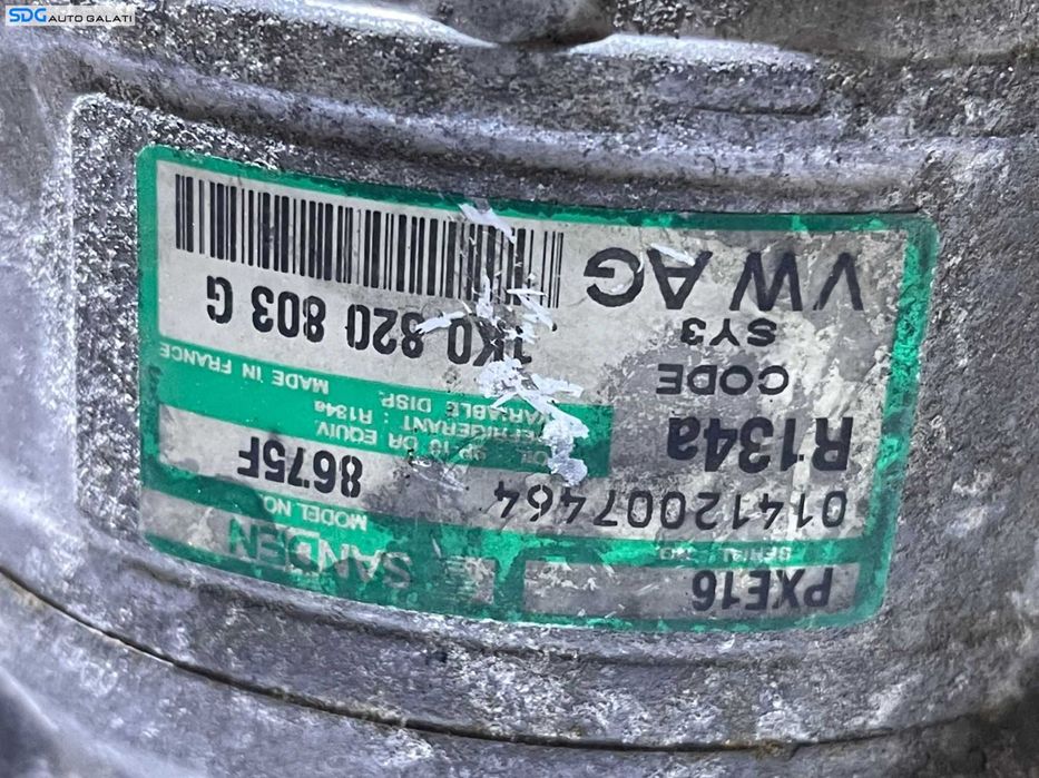 Fulie Compresor AC Aer Conditionat Seat Toledo 3 2005 - 2011 Cod 1K0820803G