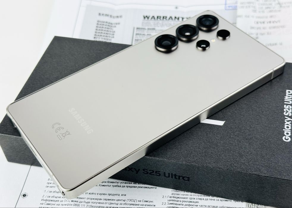 Samsung Galaxy S25 Ultra 5G 256GB 12RAM Gray Перфектен! 2г. Гаранция!