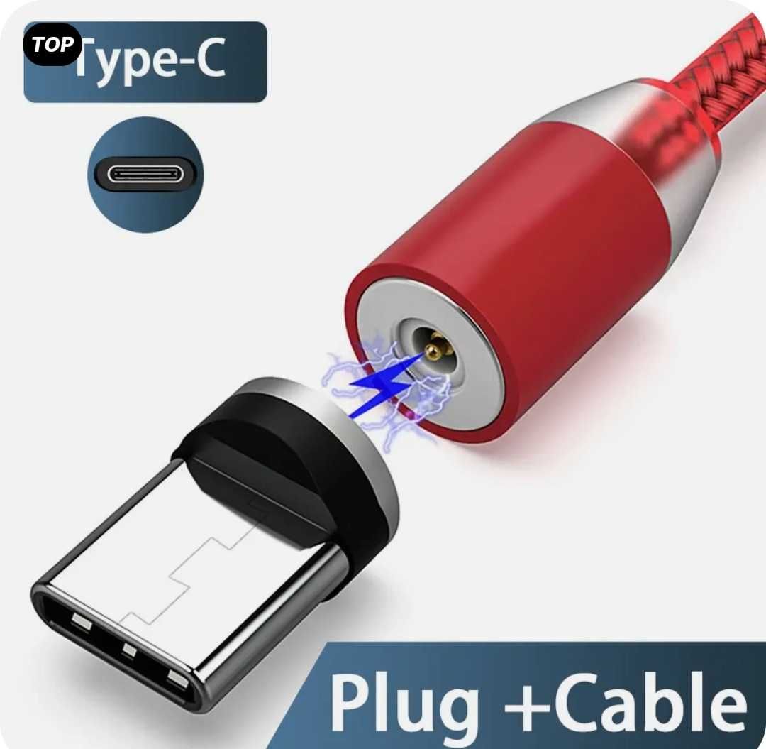 USB кабель C удобный магнитный шнур для зарядки телефона