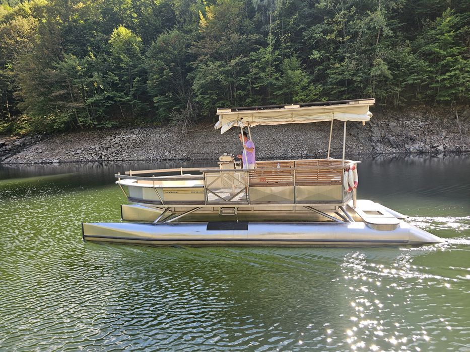 Vand Barca Catamaran Ponton Solar Full Electric