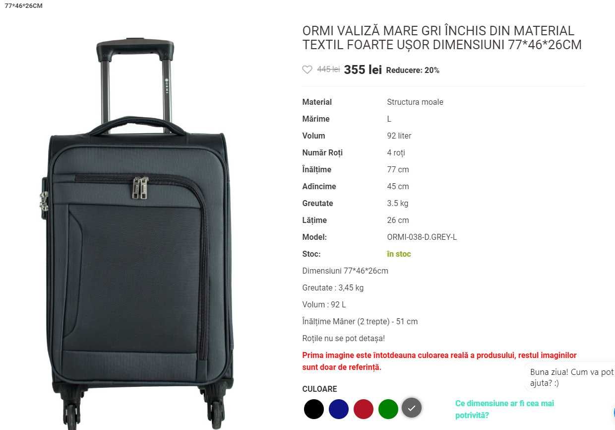 Vand Valiza ORMI 100L