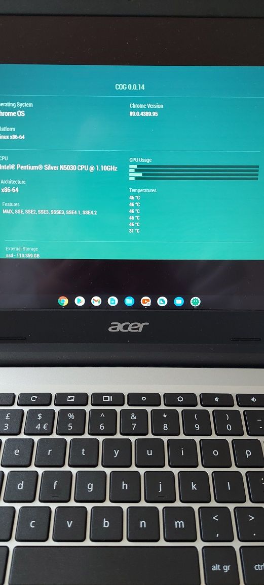 Acer  chromebook cb314