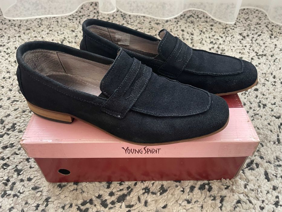 Mocasini / Pantofi Piele Intoarsa Masura 40