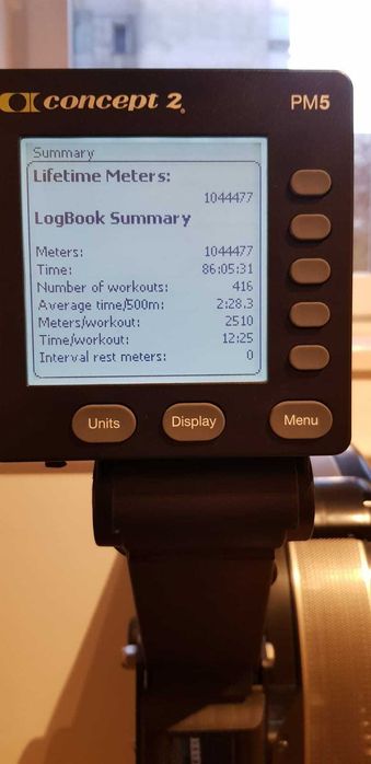 Aparat de vaslit CONCEPT2 ROWERG cu PM5