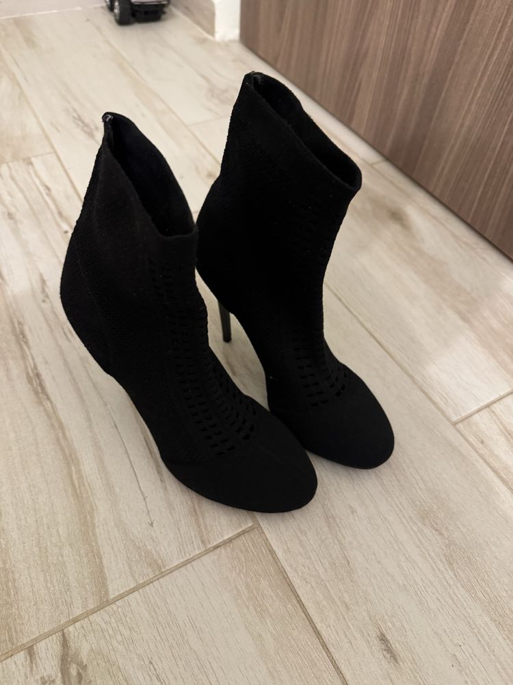 Botine material textil Nissa