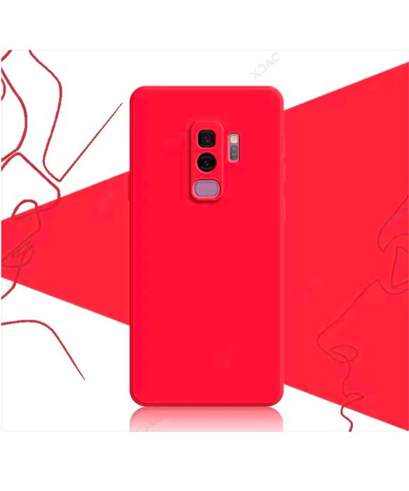 Husa Soft TPU Alcantara Inauntru Colorata - Samsung S8 S9 S10 Plus