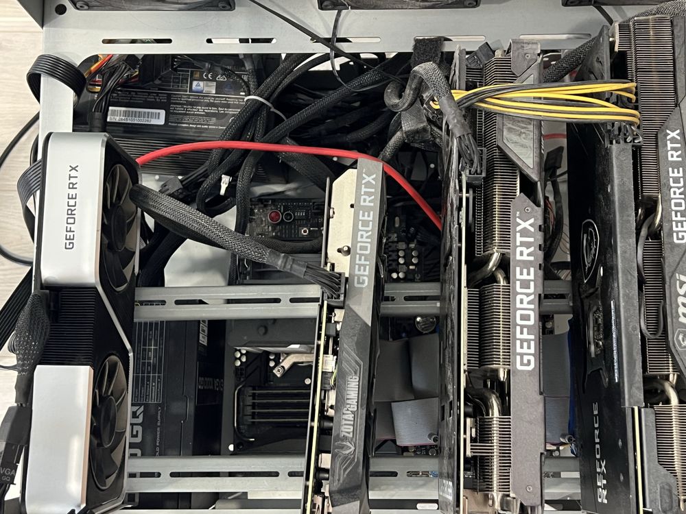2 x Mining Rigs (3060ti & 3060) // Self host DeepSeek, GPT, Claude AI