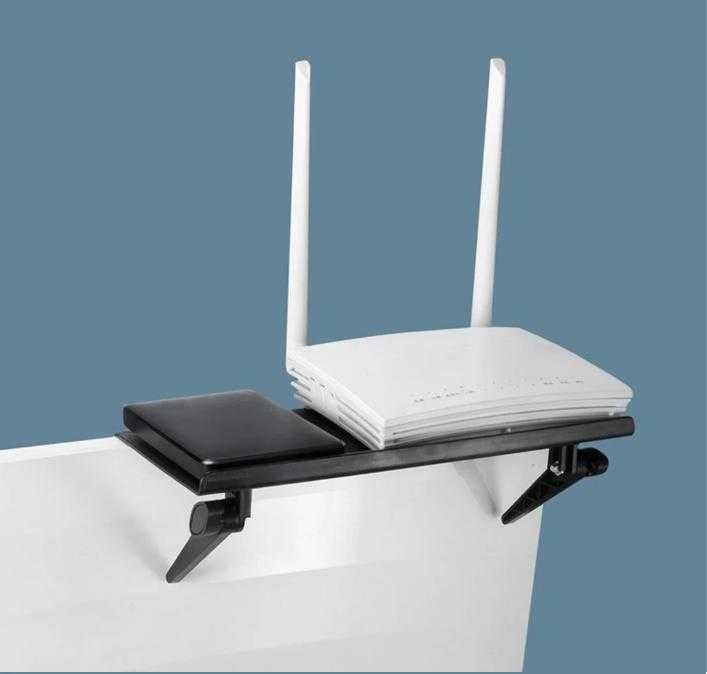 Стойка за Андроид ТВ Бокс Рутер Суич Баня Аксесоар Без Нужда от Монтаж