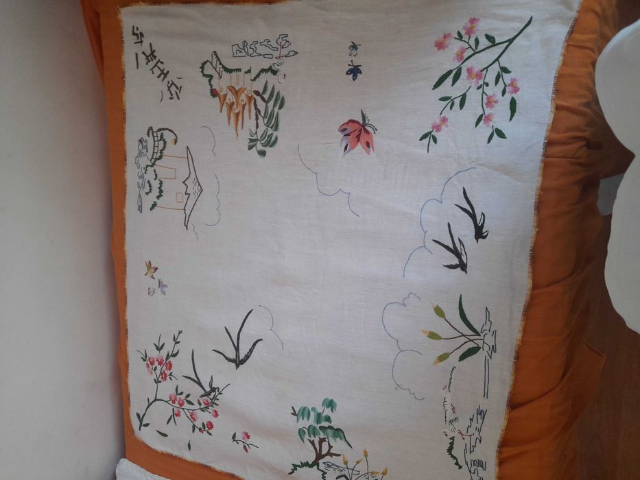Fețe de masă, ștergare(broderie spartă)+ stergar borangic
