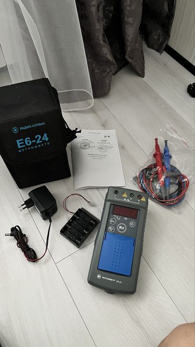 Продам мегаомметр цифровой е6-24