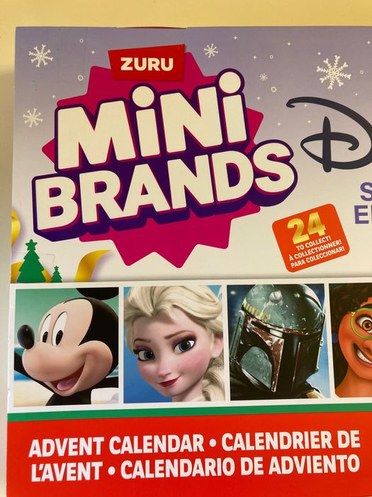 Mini brands адвент календарь из 24 окошек героев дисней