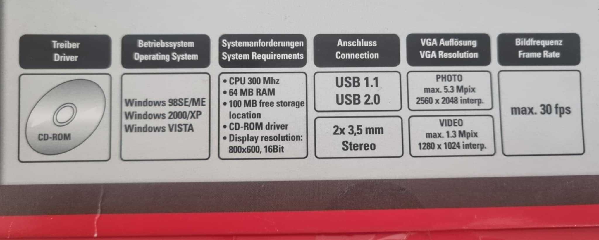 PC Webcam and Headset Hama AC-140