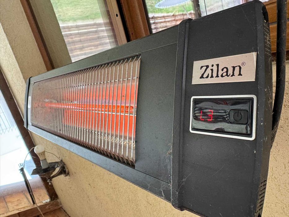 Incalzitor infrarosii Zilan 2000W cu fibra carbon + telecomanda