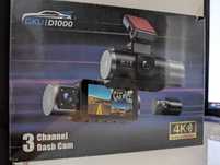 Camera Auto GKU D1000  3 Camere 4k+1080p+1080p 64GB card inclus