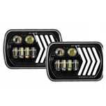Комплект ляв и десен LED фар/лампа/халоген 5x7", 12V-24V