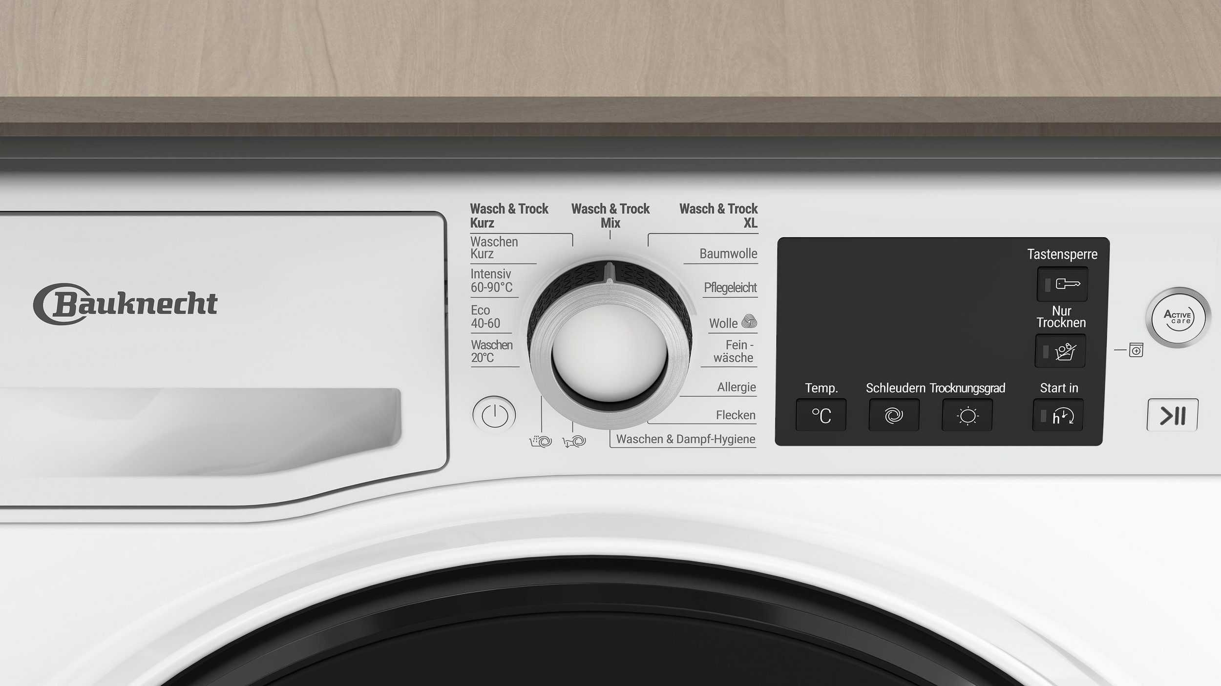 Пералня със сушилня BAUKNECHT WT Super Eco 96S 41 N, 9/6 кг
