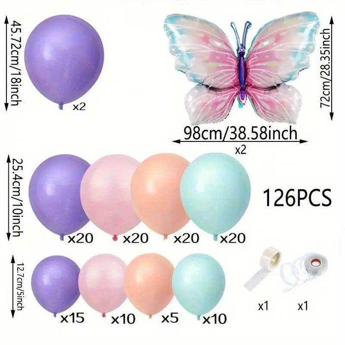 Set baloane 126/132/152 piese - 25% REDUCERE