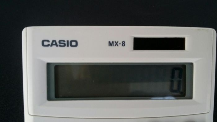 Calculator - solar - casio - mx-8 - vintage