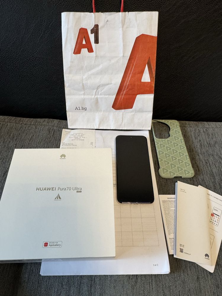 512GB Huawei Pura 70 Ultra A1 Гаранция 2026г. Green / Зелен