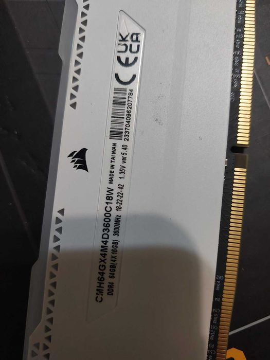16GB DDR4 Corsair Vengance, G.Skill Ripjaws, 3200Mhz, 3600Мhz