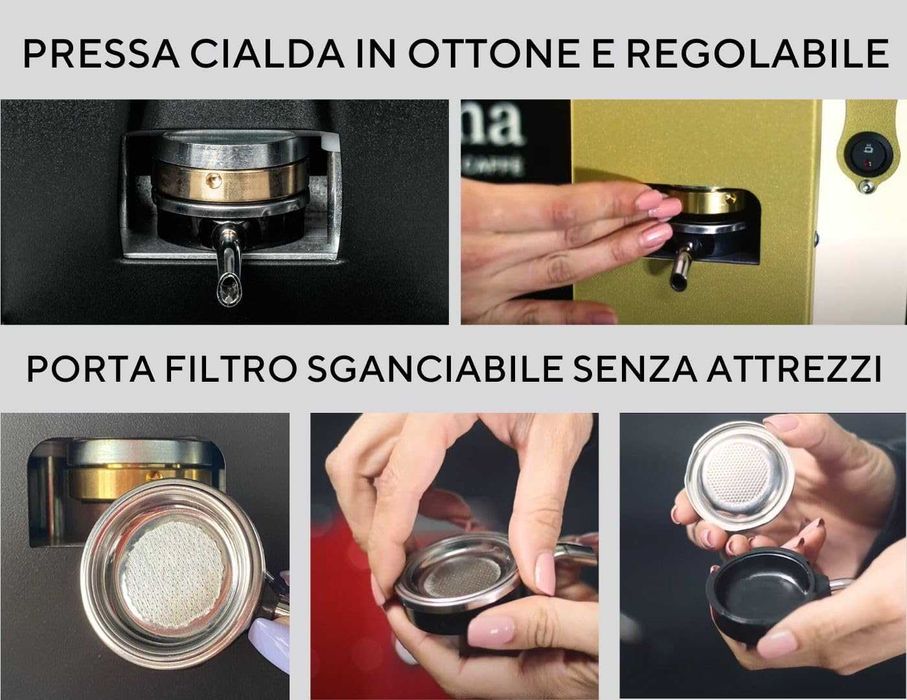 Еспресо кафемашина с капсули Aroma Plus+ ESE Pods за хартиени дози