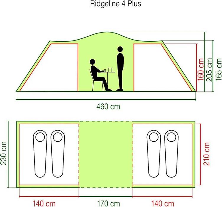 Coleman Ridgeline 4plus тунелна палатка