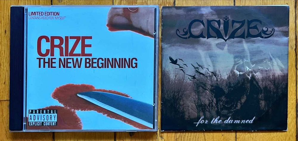 Set 2 CD rock RO: Crize - The New Beginning & For The Damned