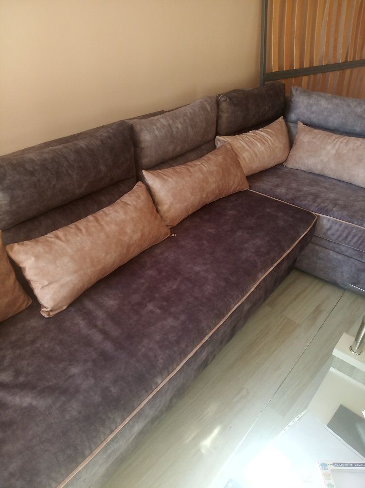 Нов ъглов диван с функция сън