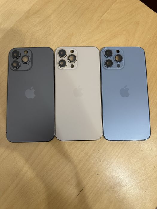 Carcase iPhone 13 Pro Max (grey, gold si blue)