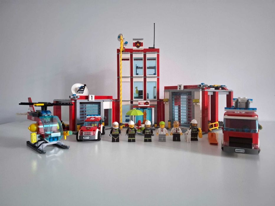 lego city statie de pompieri, cod 60110