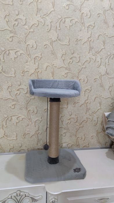 Когтеточка кошек. Лежанка для кошки. Зоодомики