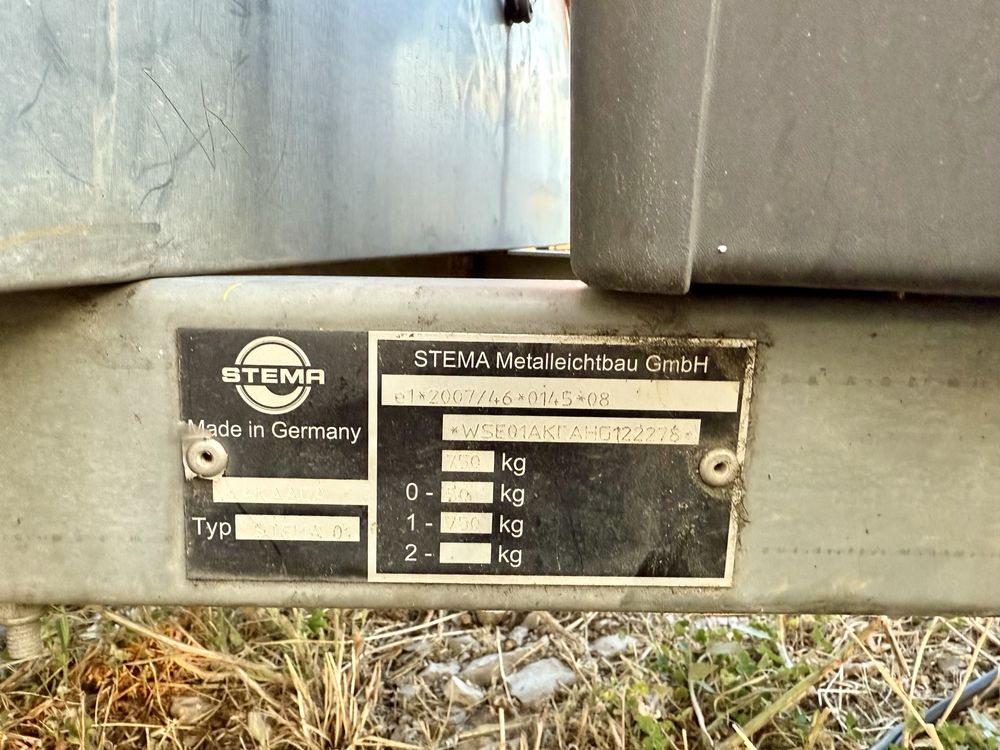 Ремарке STEMA с брезент